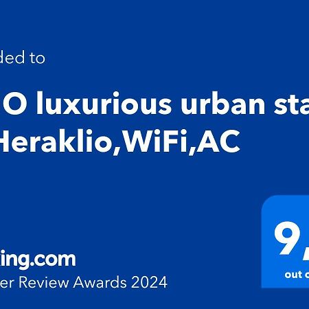 Brio Luxurious Urban Stay In Heraklio,Wifi,Αc Iráclio Exterior foto